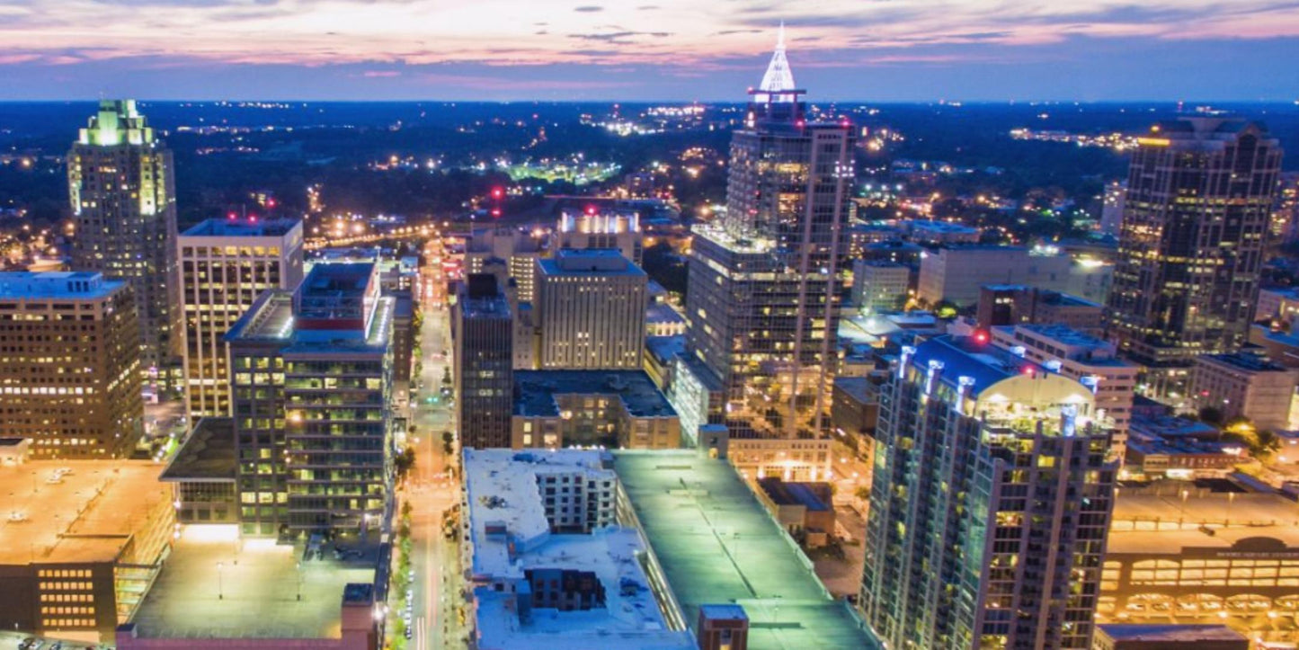 Raleigh skyline — The Lauren Ashtyn Collection pop-up hair salon