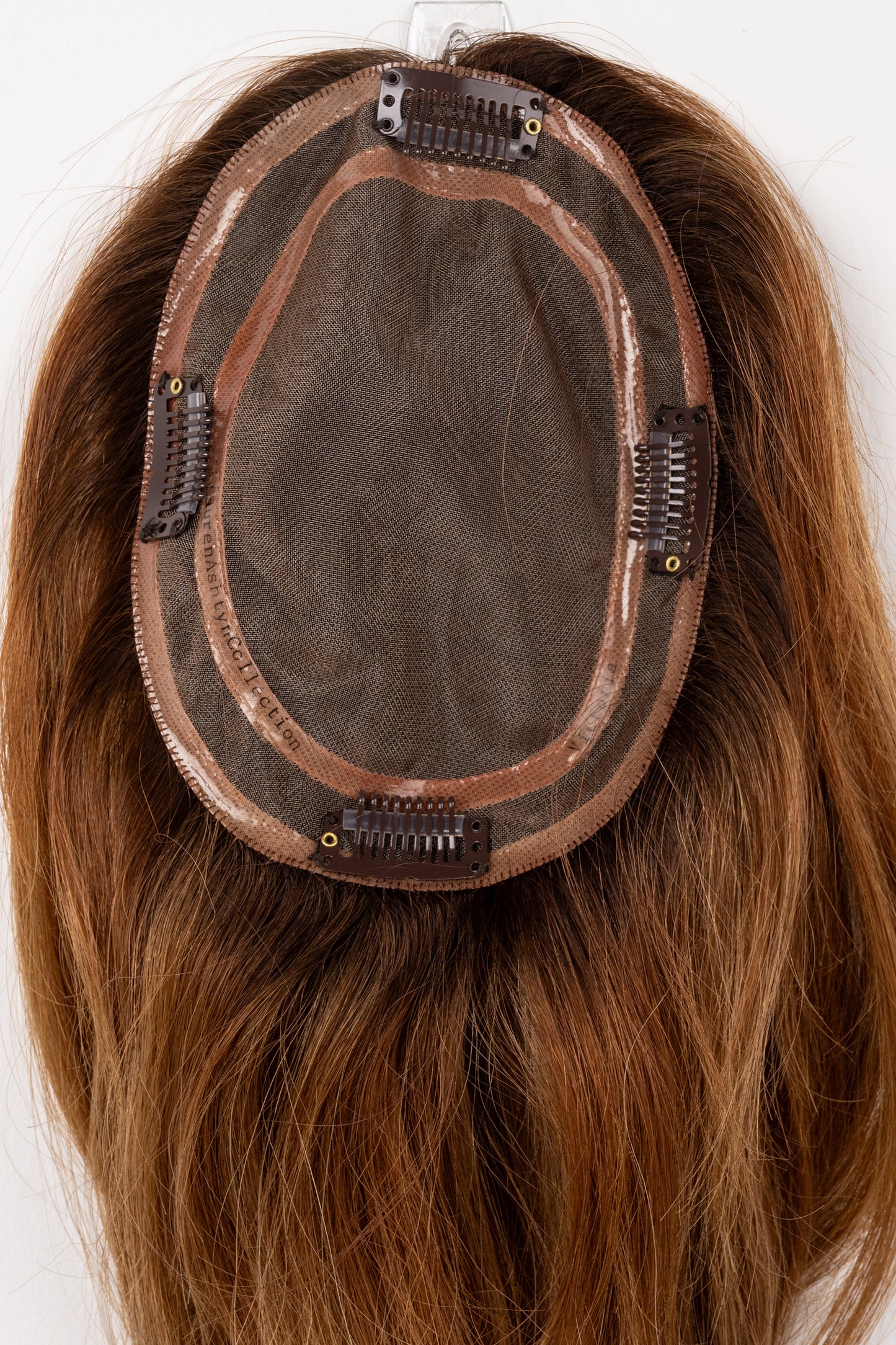 "Soft Copper Glow" 12-18" Full Volume Topper