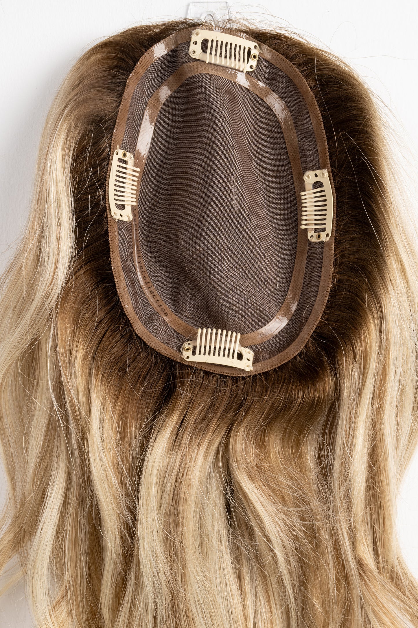 "Morning Fog Blonde" 12-18" Full Volume Topper