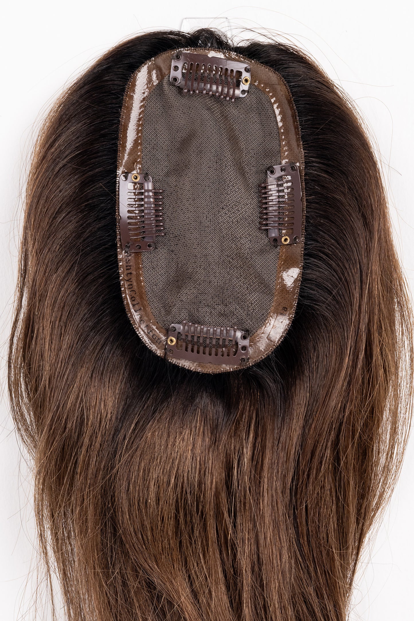 "Satin Mocha" 12-16" Light Volume Topper