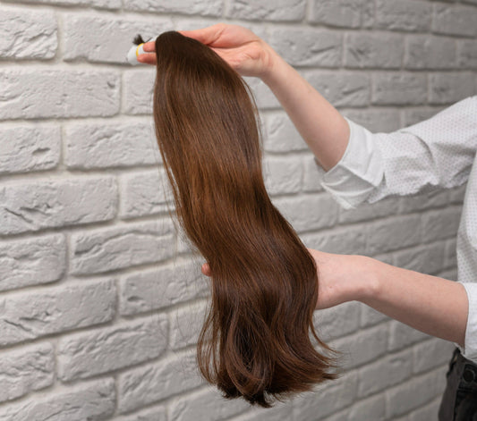 Image of hair extensions.