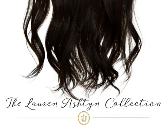 Image of a row of hair extensions