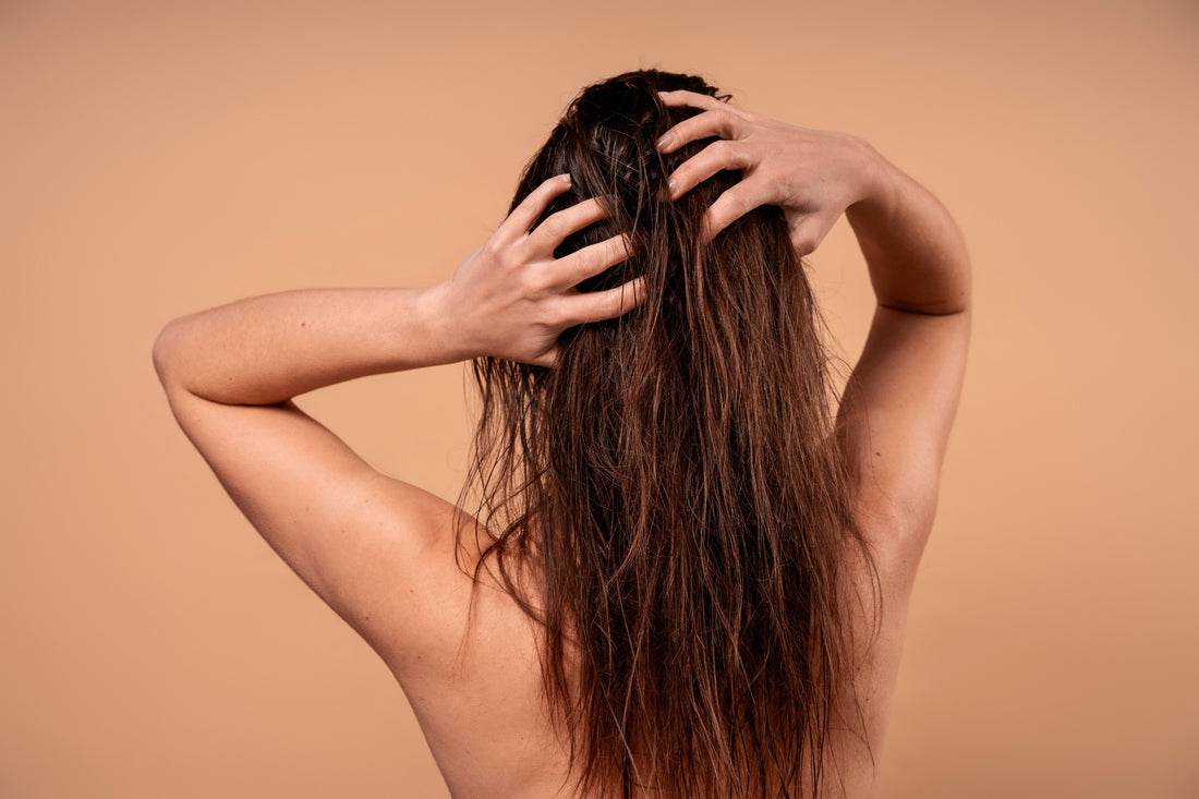 Image of someone from behind showing their hair.