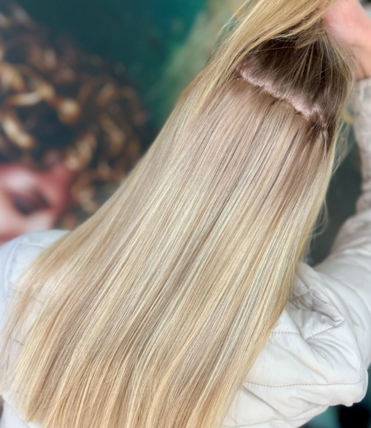 Image of invisible hair extensions that are perfectly blended. Taken from Instagram/@longhairco