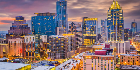 Austin skyline — The Lauren Ashtyn Collection pop-up hair salon