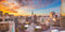 Indianapolis skyline and Monument Circle — The Lauren Ashtyn Collection pop-up hair salon