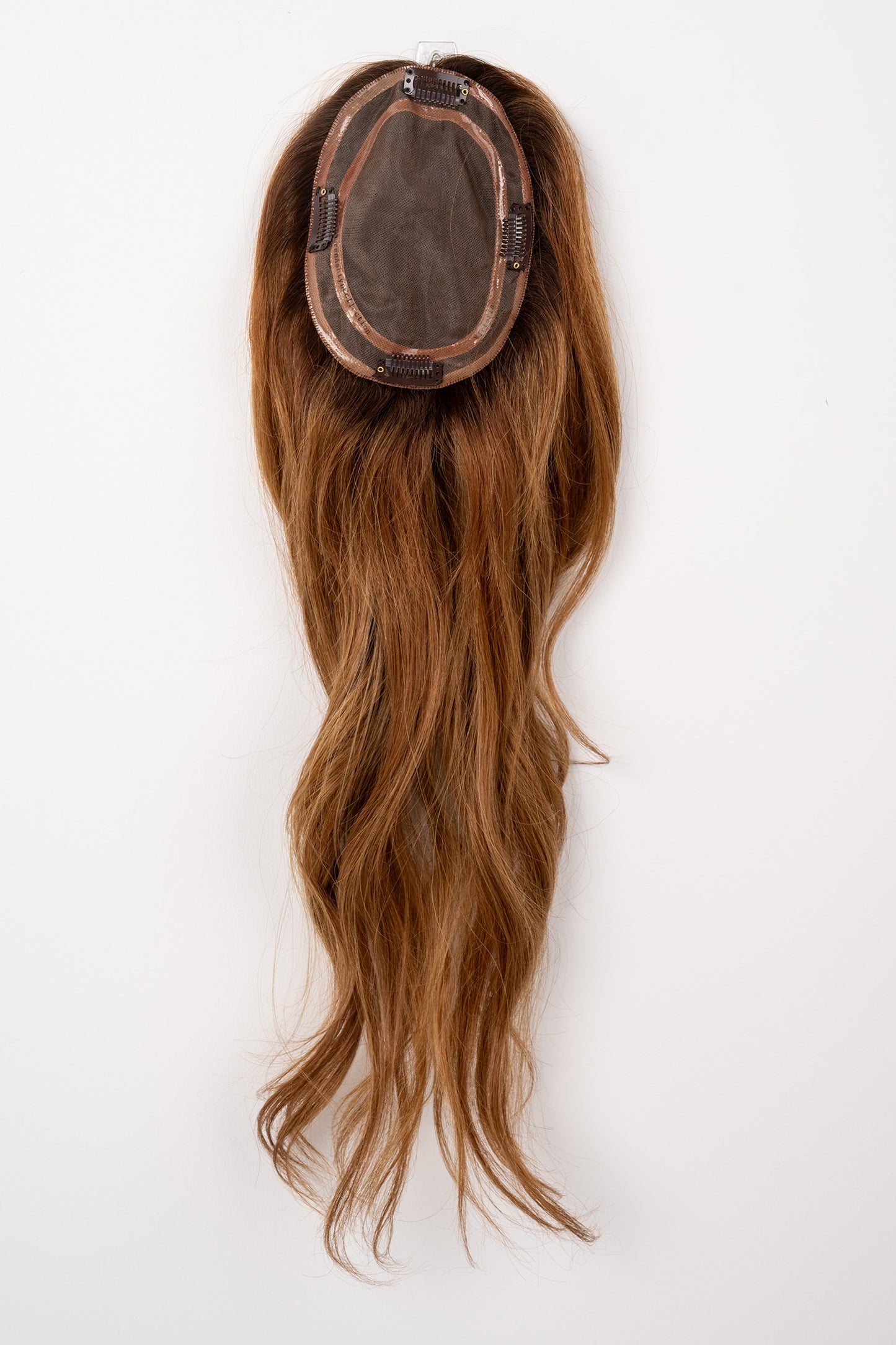 "Soft Copper Glow" 12-18" Full Volume Topper