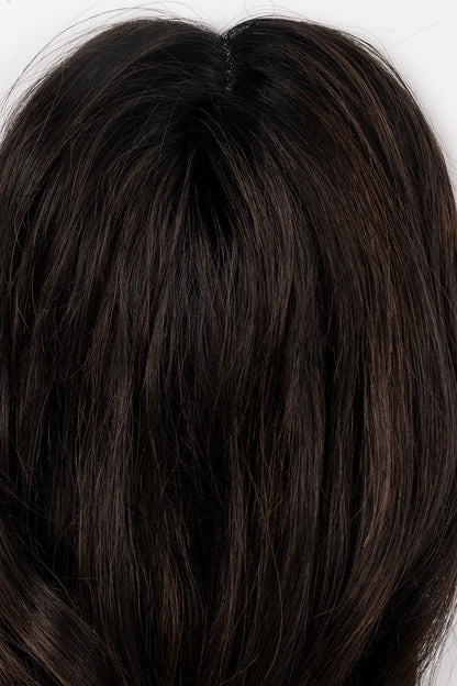 "Warm Vanilla Bean" 12-18" Full Volume Topper