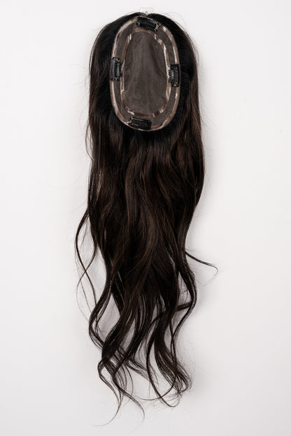 "Warm Vanilla Bean" 12-18" Full Volume Topper