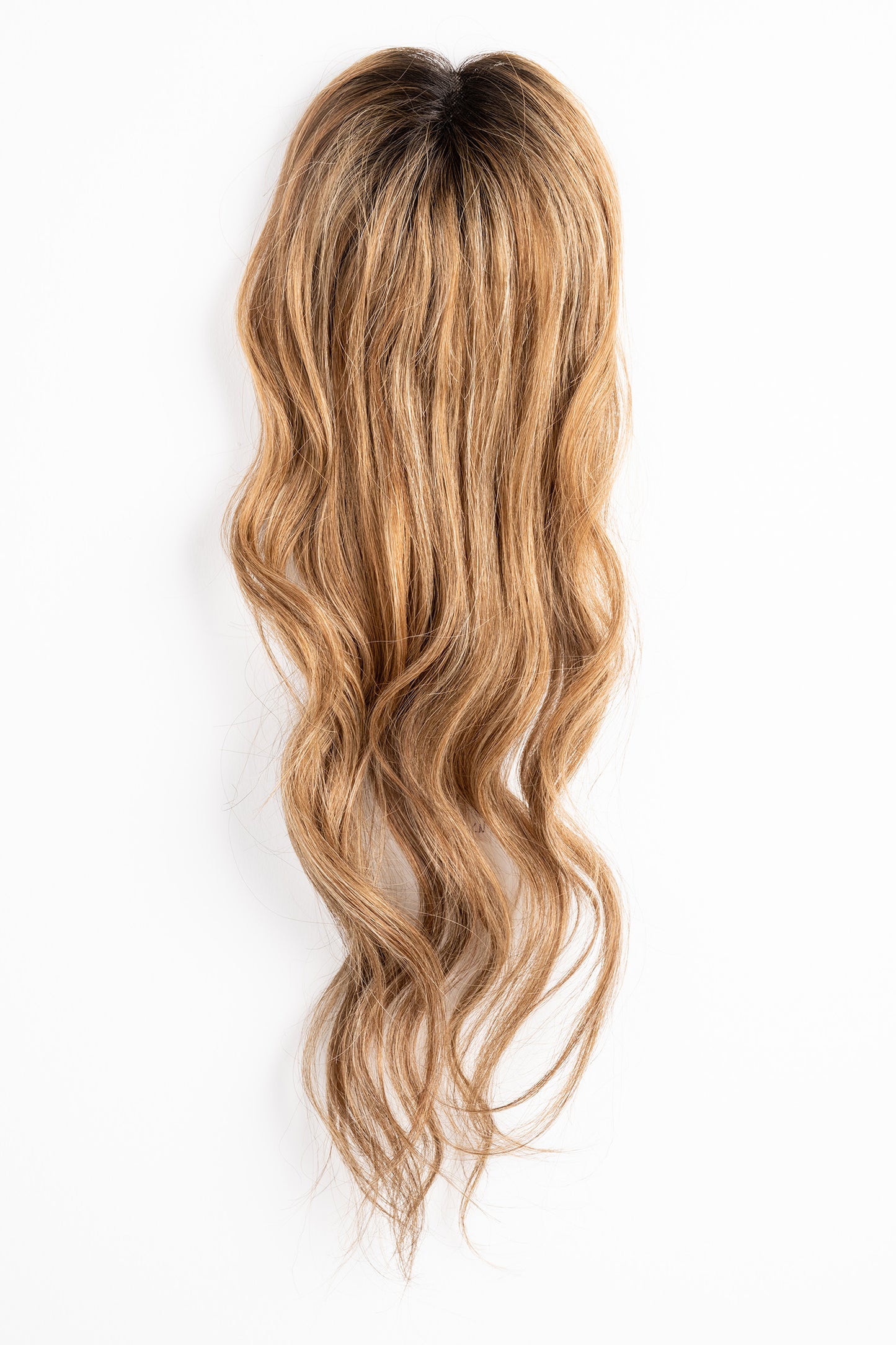 "Ashen Caramel" 12-16" Light Volume Topper