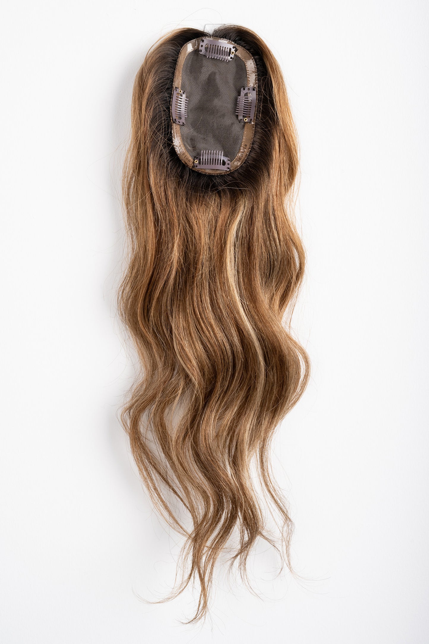 "Ashen Caramel" 12-16" Light Volume Topper
