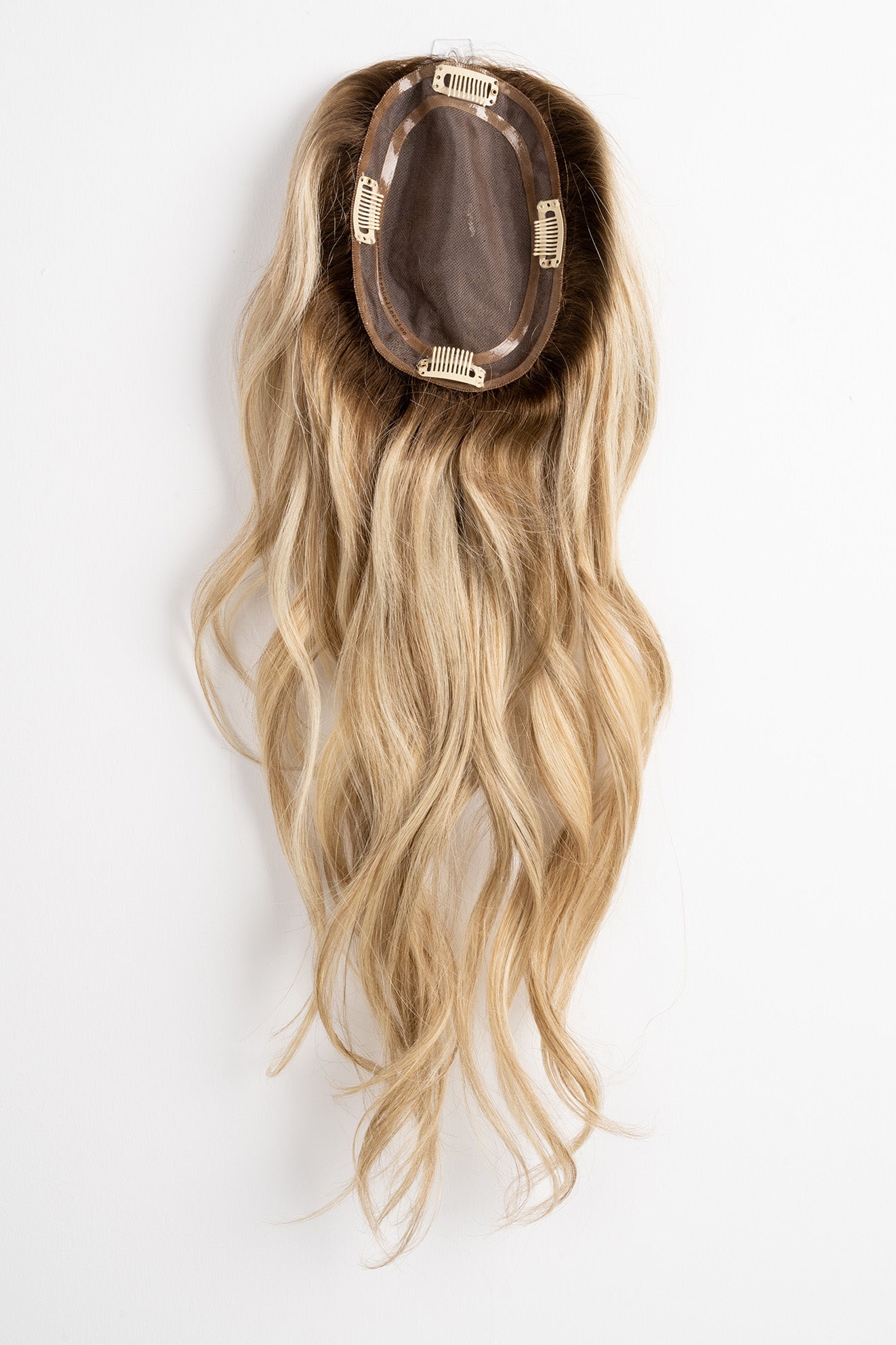 "Morning Fog Blonde" 12-18" Full Volume Topper