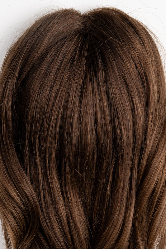 "Spiced Mocha" 12-18" Full Volume Topper