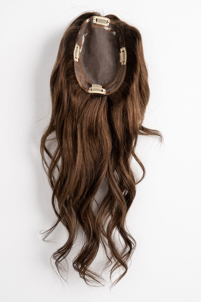 "Spiced Mocha" 12-18" Full Volume Topper