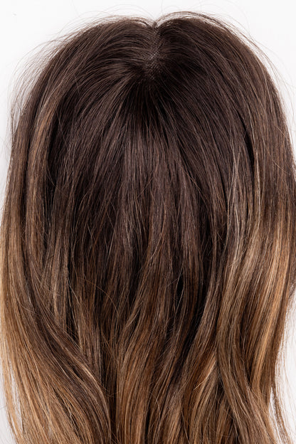 "Burnished Caramel" 12-16" Light Volume Topper