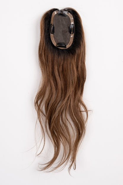 "Caramel Sable" 12-16" Light Volume Topper