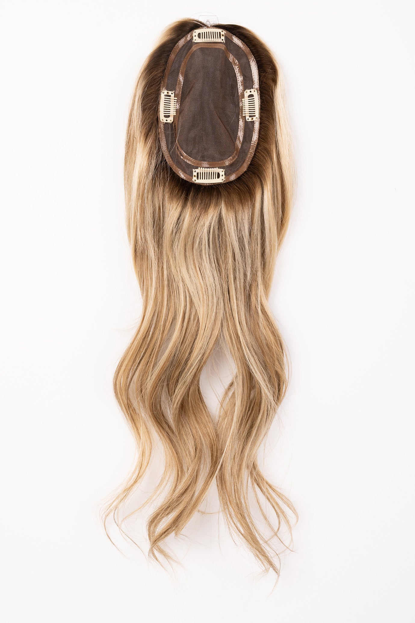 "Ambered Silk" 12-18" Full Volume Topper