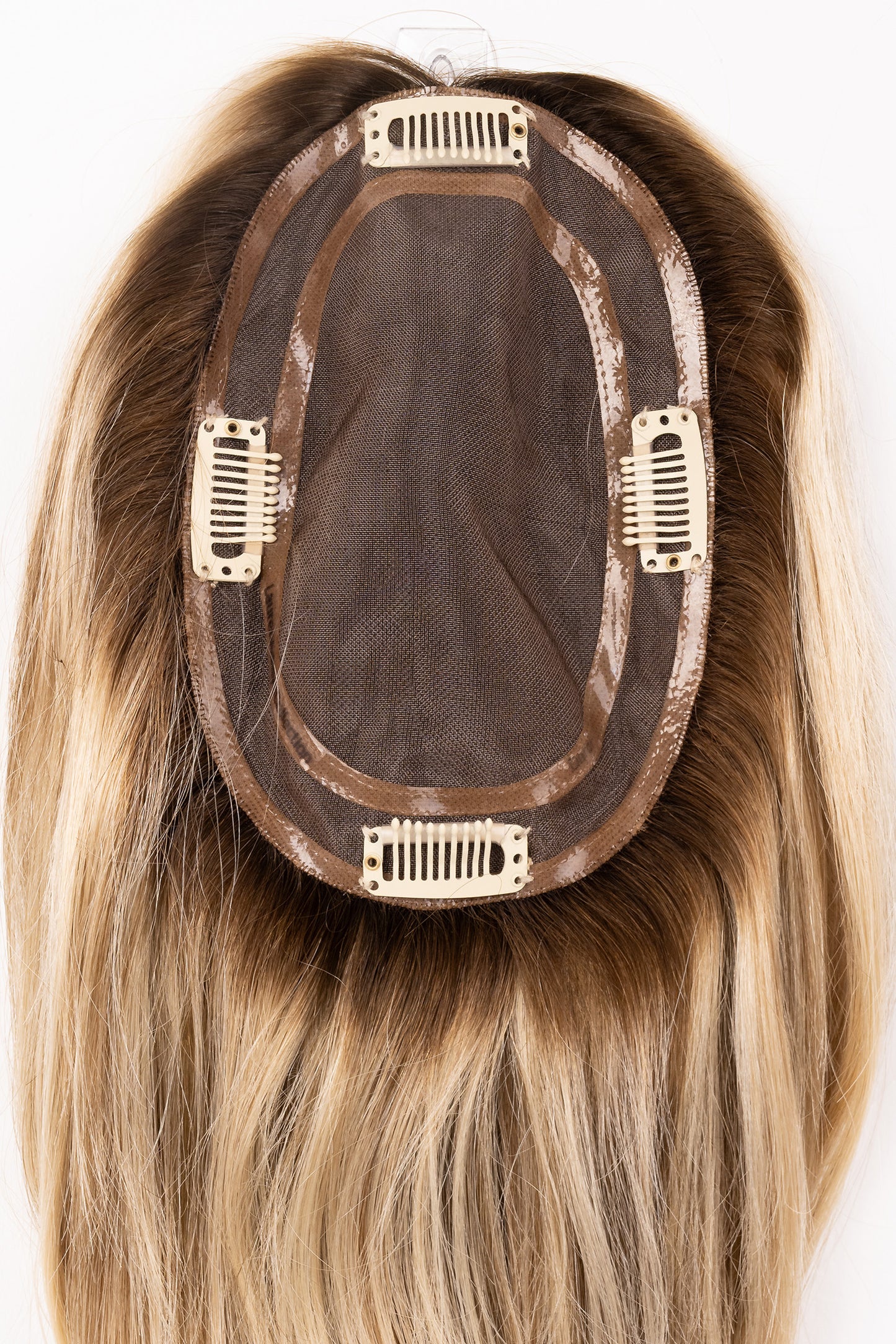 "Ambered Silk" 12-18" Full Volume Topper