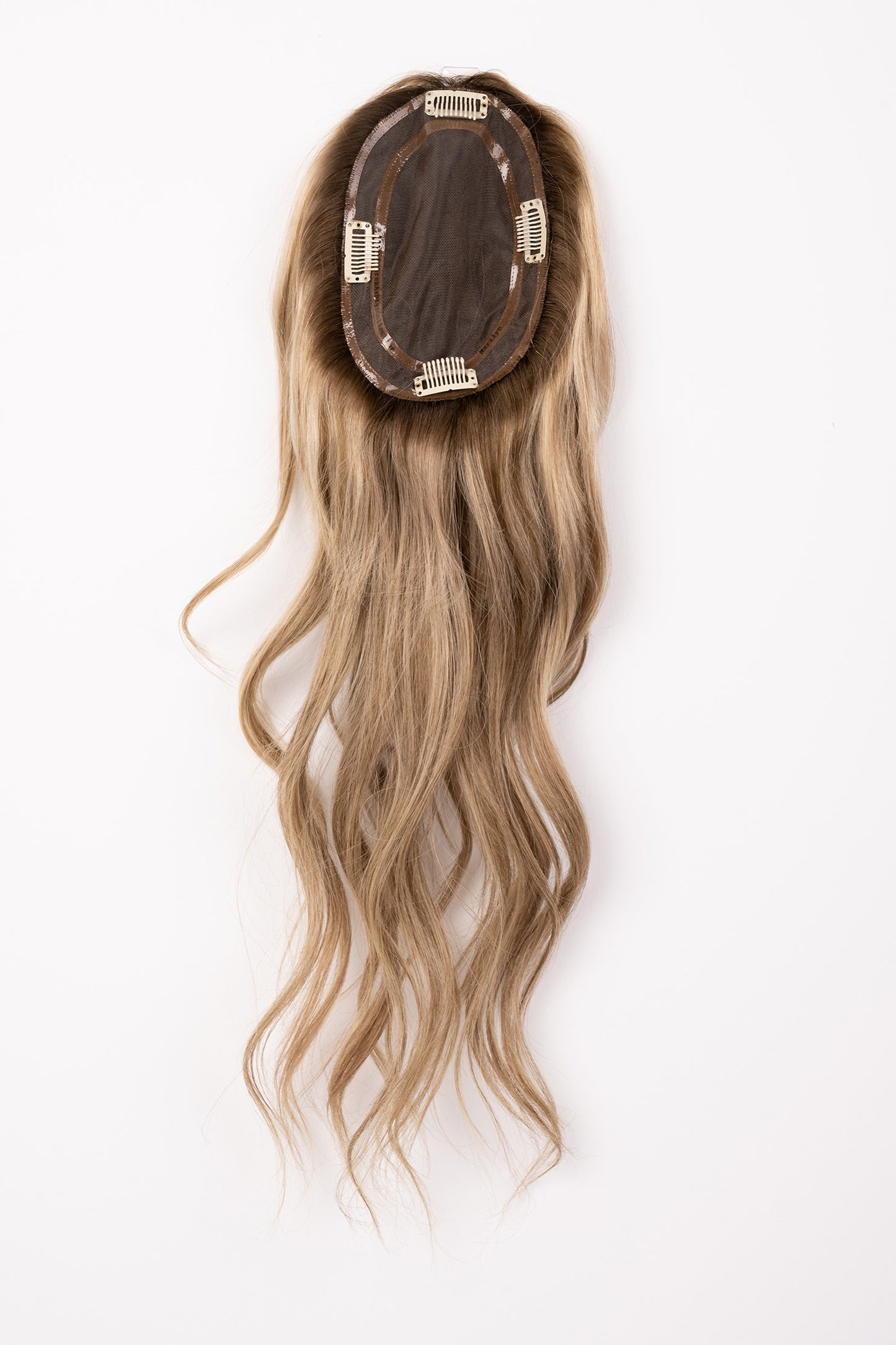 "Cognac Veil" 12-18" Full Volume Topper