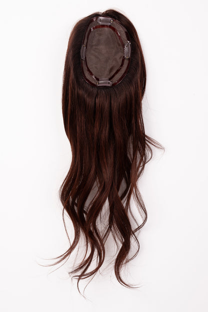 "Garnet Sheen" 12-18" Full Volume Topper