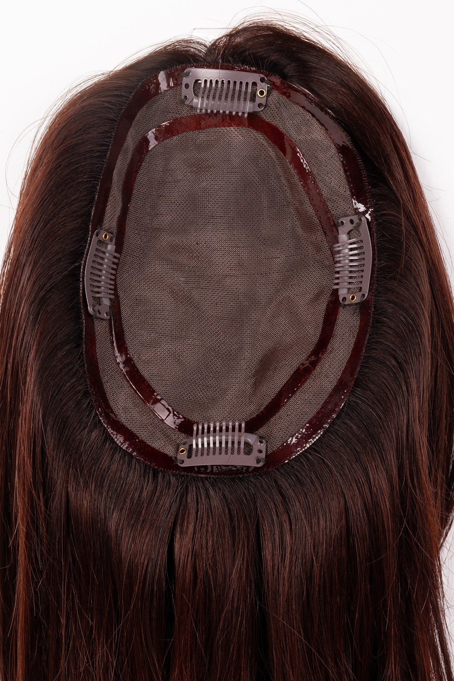 "Garnet Sheen" 12-18" Full Volume Topper