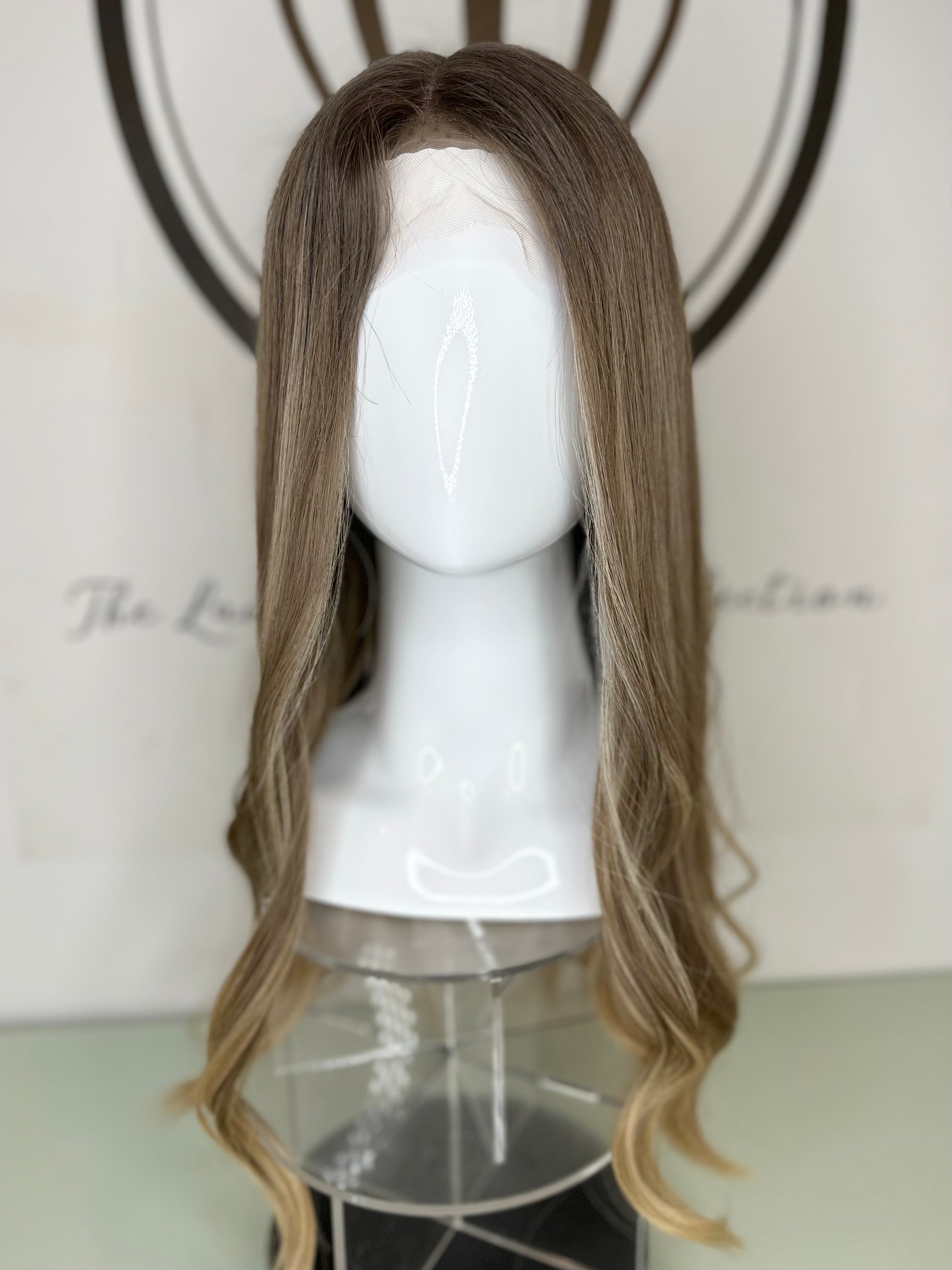 24" Luxe Long Hair Wig back view