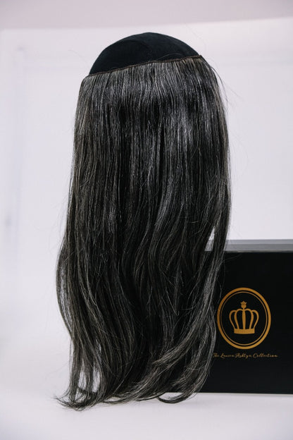 Black and Silver Hair Extensions