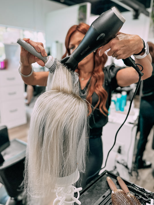 Shampoo and Blowout for Toppers and Wigs