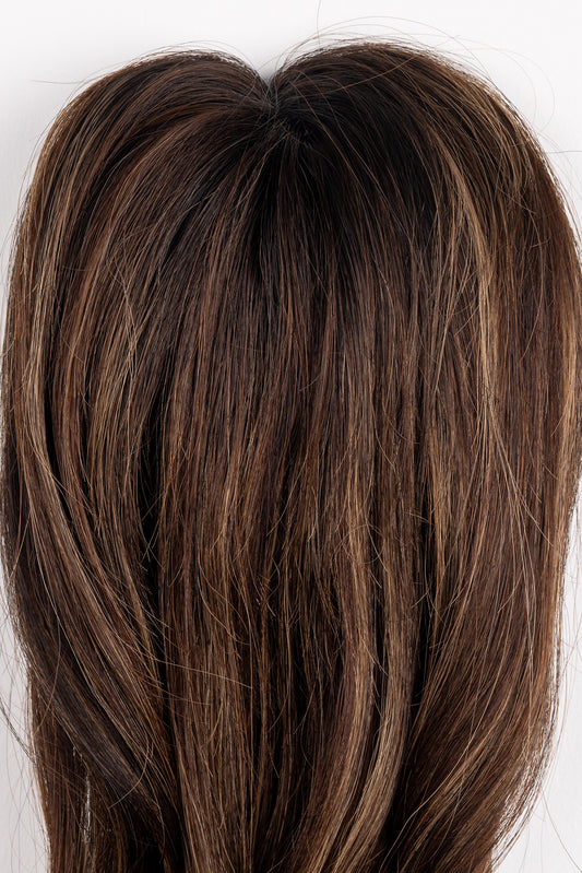 "Light Amber Kiss" 12-16" Light Volume Topper