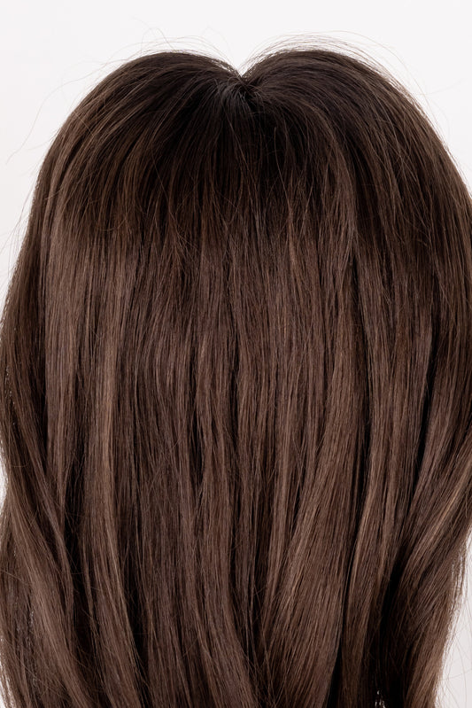 "Mocha" 12-18" Full Volume Topper