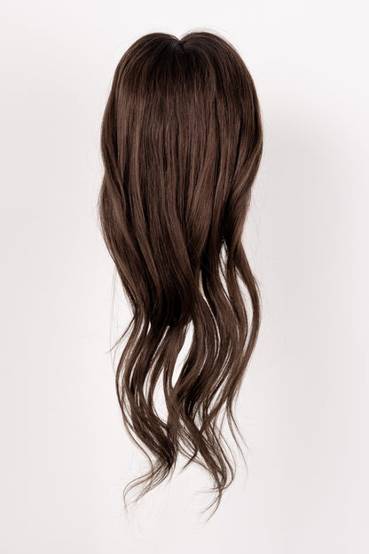 "Mocha" 12-18" Full Volume Topper